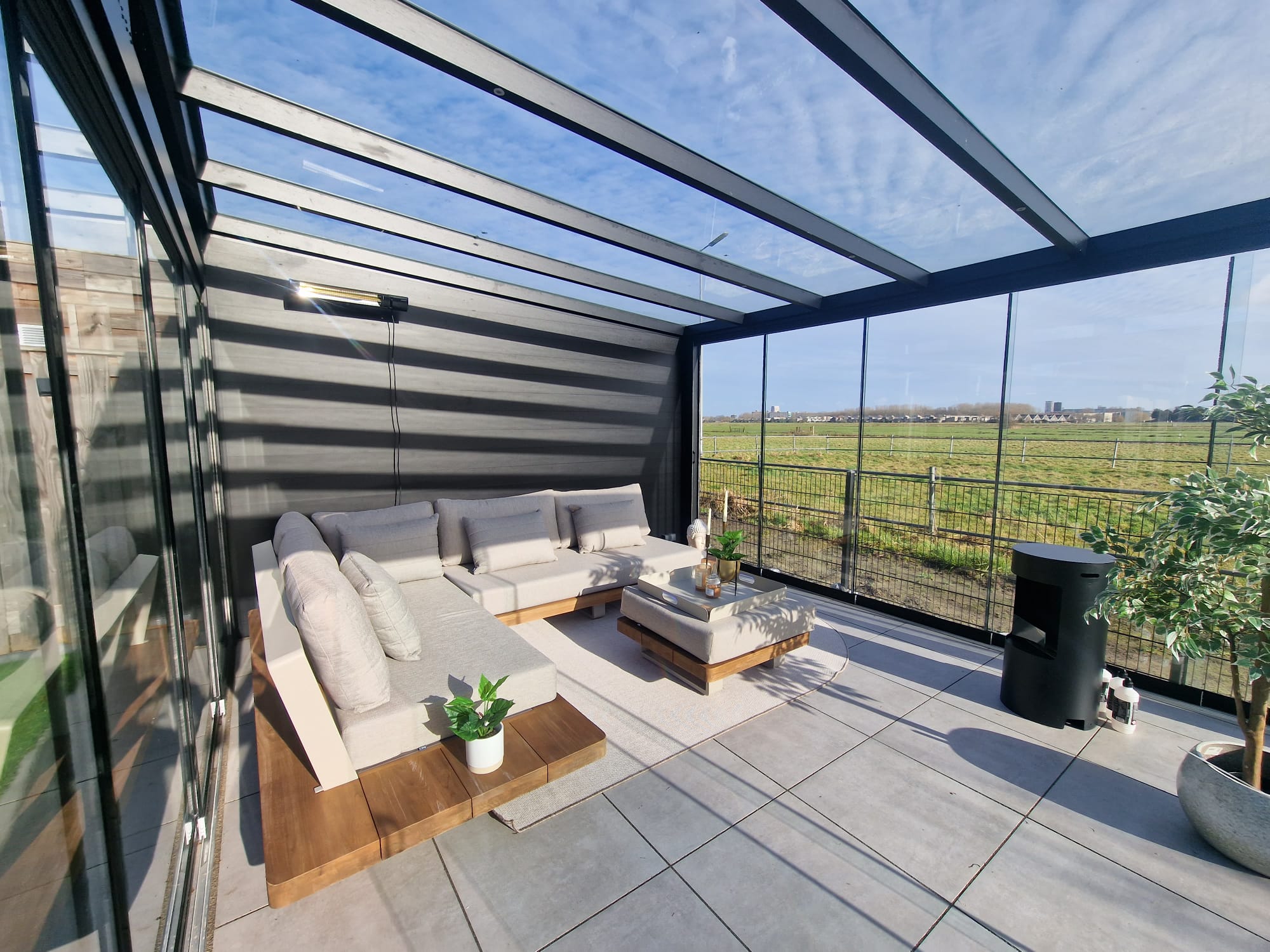 Kaltwintergarten Easy Überdachungen glas-vordach